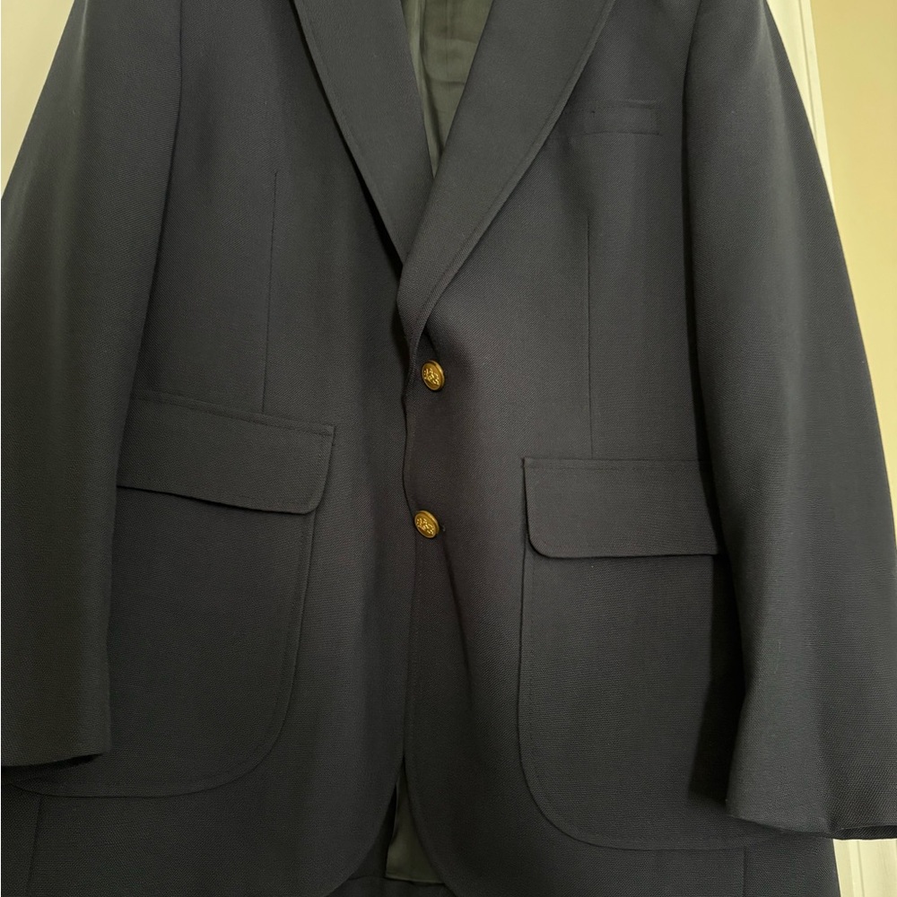 Stafford Classic Black Blazer